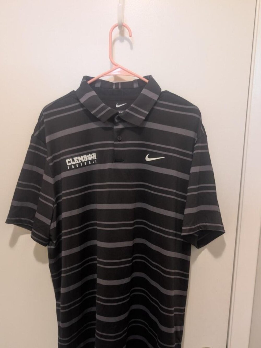 Nike Dri-FIT Clemson Football polo shirt size XL